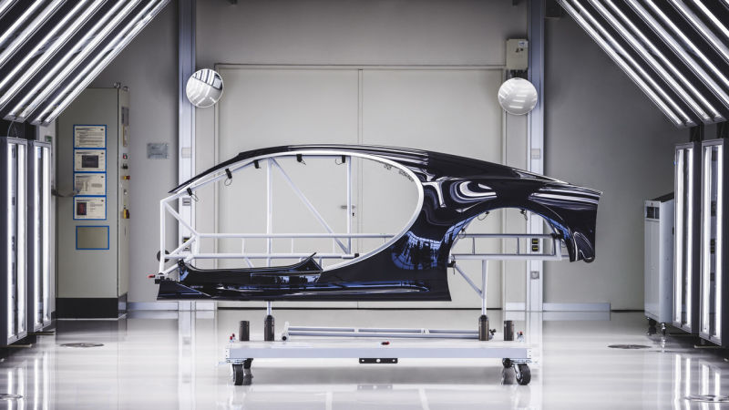 Illustration for article titled Así se fabrica el Bugatti Chiron, el nuevo coche más potente del mundo
